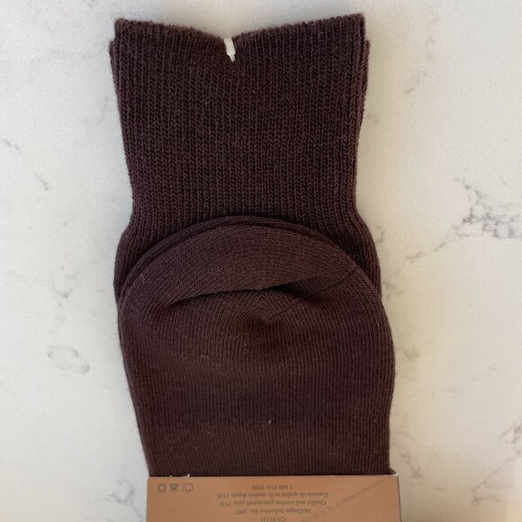 McGregor Next Premium Combed Cotton Nylon Crew Socks Brown Shoe Sz 7-11 - Picture 5 of 6